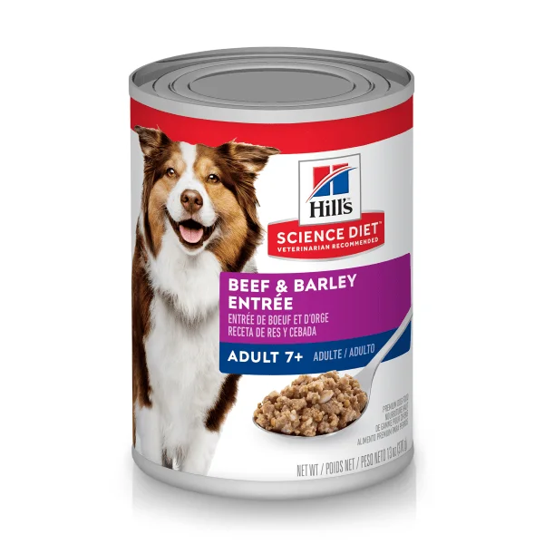 Adult 7+ Beef & Barley Entrée - Wet Dog Food - Hill's Science Diet