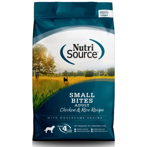 Adult Small Bites Recipe - Dry Dog Food - NutriSource