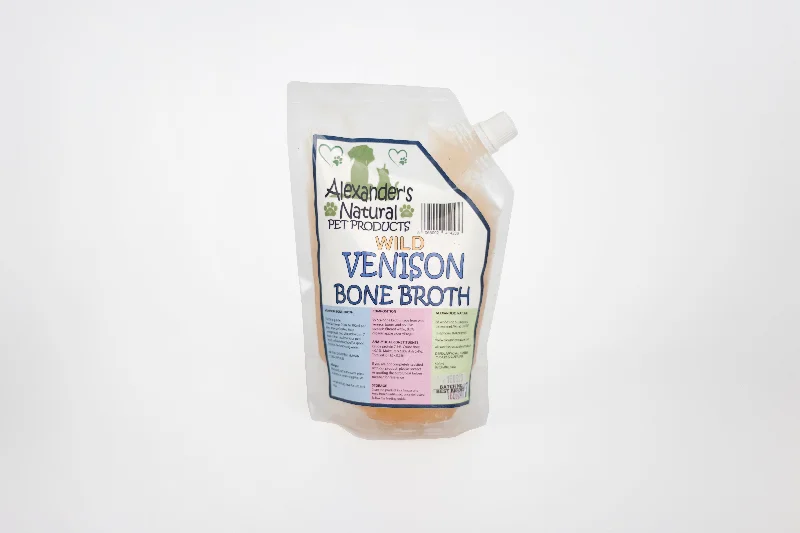 Alexanders Natural Venison Bone Broth Pouch - 500ml