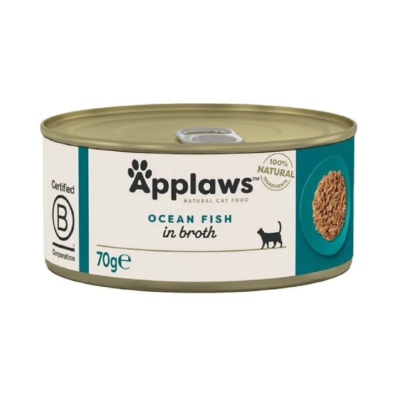 Applaws Cat Mixed Selection Tins in Broth 70gx12