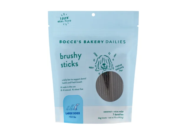 Bocce's Bakery Dog Dailies Brushy Sticks Large 16 oz