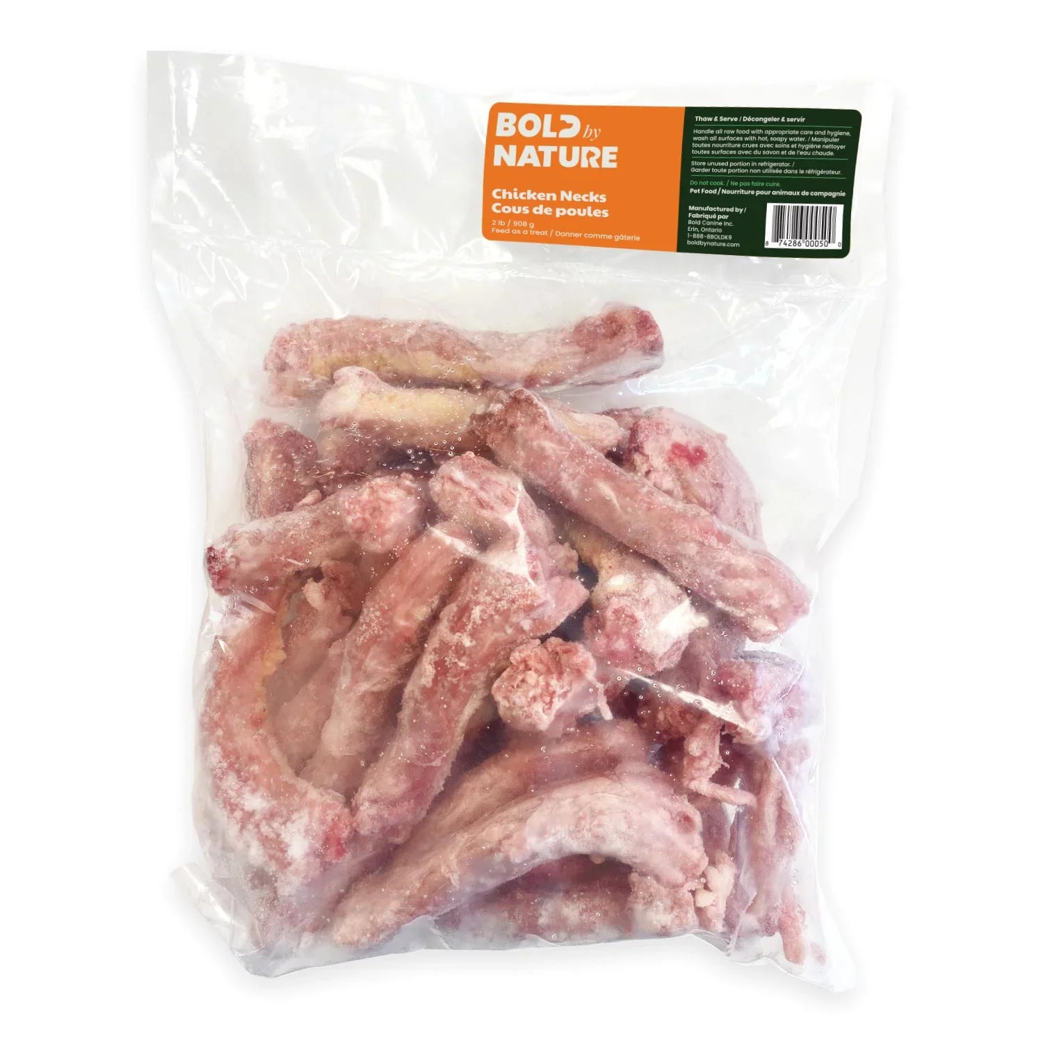 Bold By Nature Raw Chicken Necks 2 LB