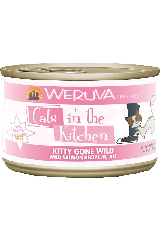 Cats In The Kitchen Kitty Gone Wild Salmon Wet Cat Food