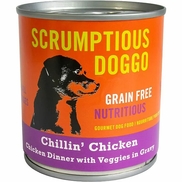 Chicken & Veggie Dinner in Gravy - Wet Dog Food - Scrumptious