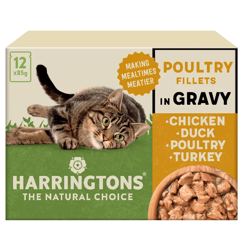 Complete Grain-Free Adult Poultry Selection in Gravy Wet Cat Food Bundle 72x85g