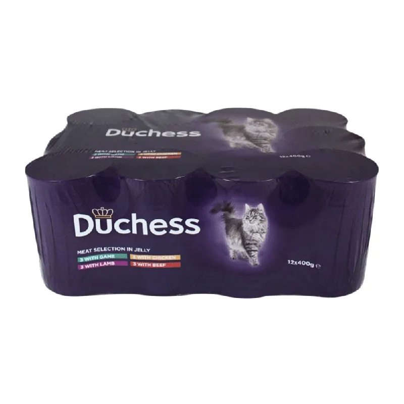 Duchess Meat Chunks in Jelly Variety Cat Food 12x400g