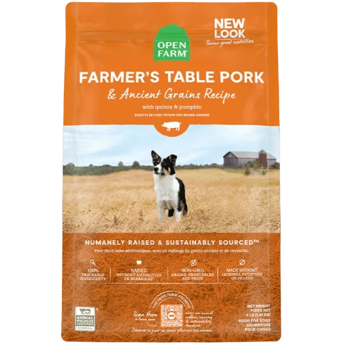 Farmer's Table Pork & Ancient Grains - Dry Dog Food - Open Farm