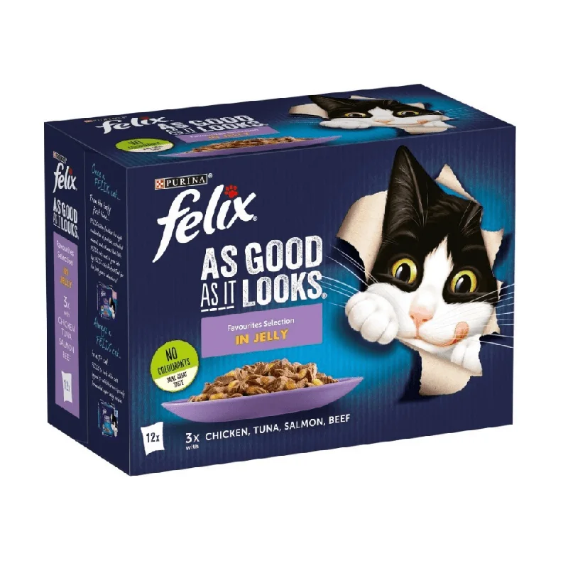 Felix Pouch As Good As It Looks Favourites in Jelly 48 x 100g