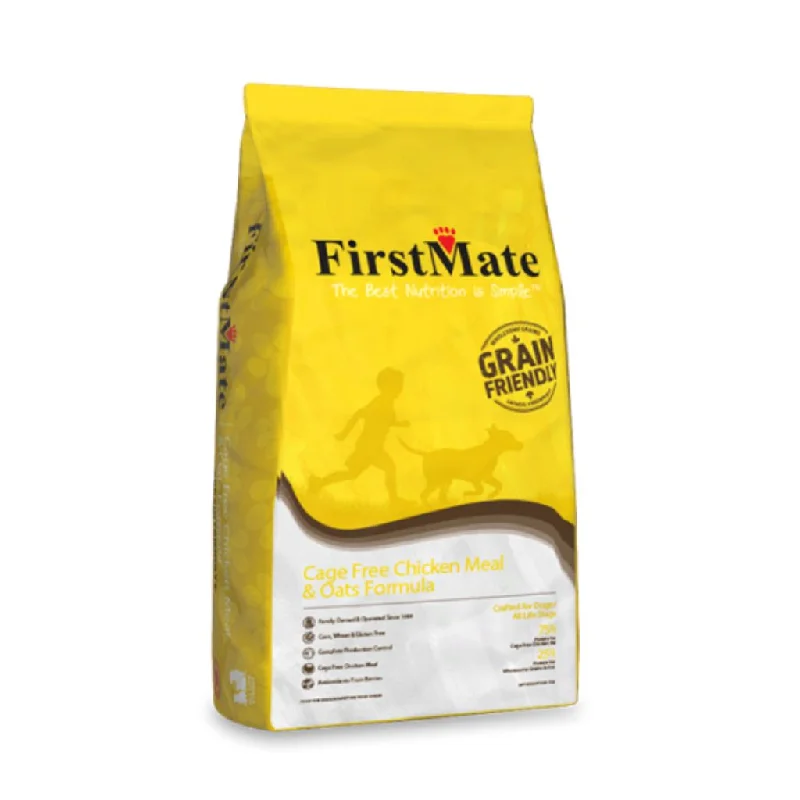 FirstMate's Grain Friendly Cage Free Chicken Meal and Oats Formula 25 lbs