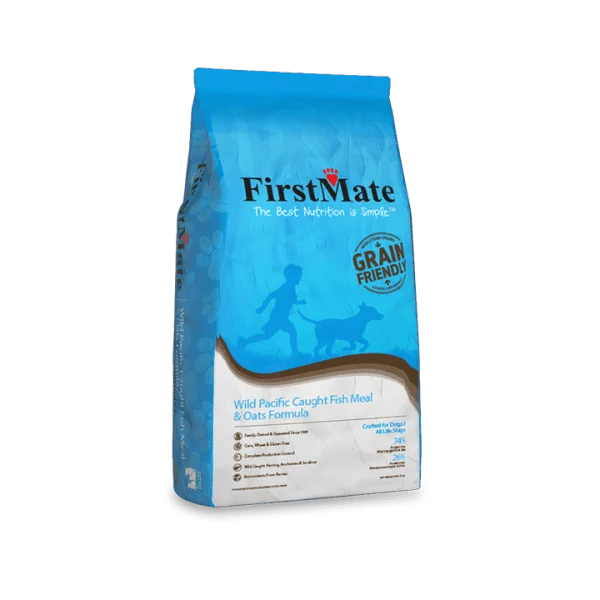 FirstMate Grain Friendly Wild Pacific Caught Fish & Oats Formula Dog Food