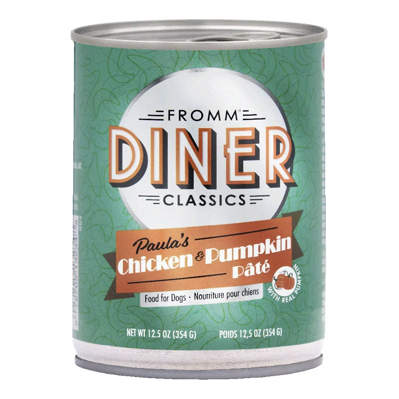 Fromm Diner Classics Paula's Chicken & Pumpkin Pate Canned Dog Food