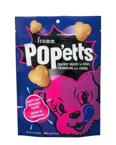 Fromm Pop'etts Crispy Airy Cranberry Flavor Dog Treats