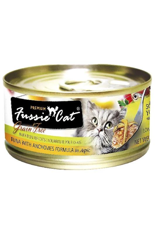 Fussie Cat Tuna with Anchovies in Aspic Wet Cat Food