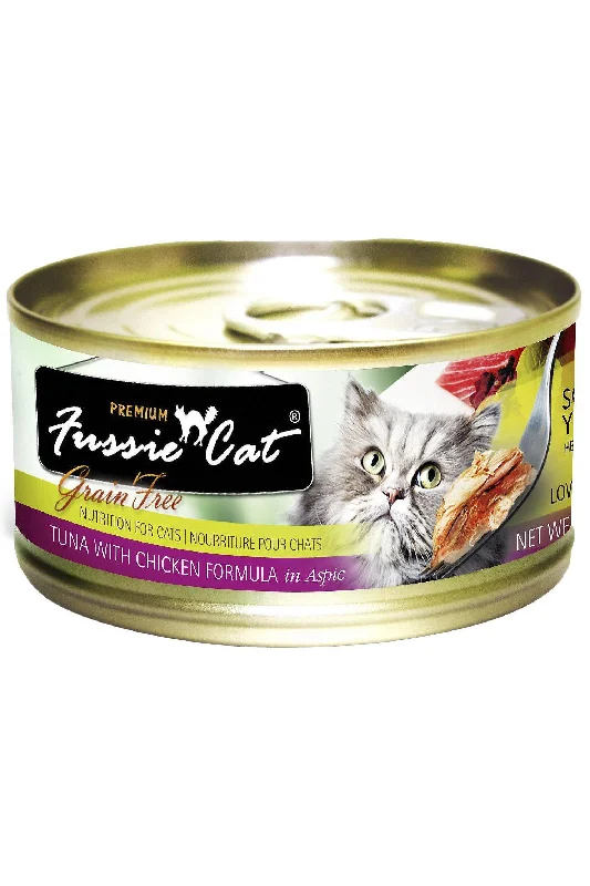 Fussie Cat Tuna with Chicken in Aspic Wet Cat Food