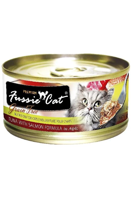 Fussie Cat Tuna with Salmon in Aspic Wet Cat Food