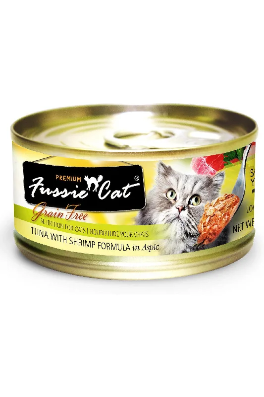 Fussie Cat Tuna with Shrimp in Aspic Wet Cat Food