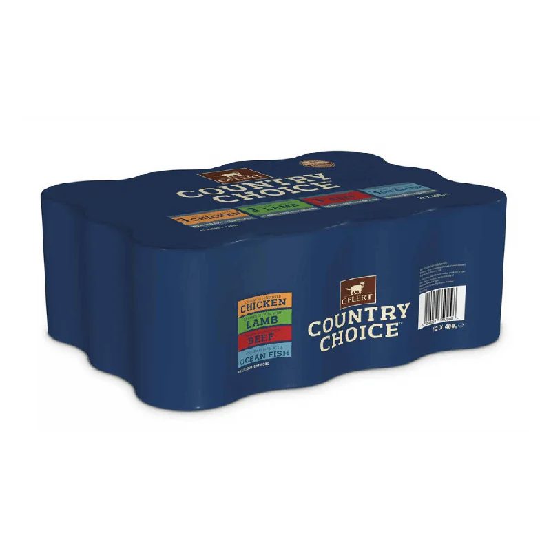 Gelert Country Choice Adult Cat Variety in Jelly Cat Food 12 x 400g