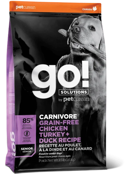 Go! Carnivore Grain Free - Senior - Chicken, Turkey & Duck