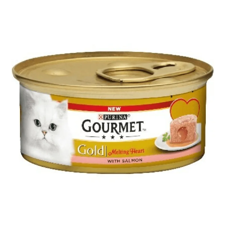 Gourmet Gold Savoury Cake Salmon Cat Food 12 x 85g