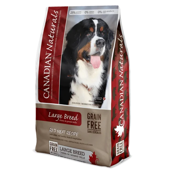 Grain Free Red Meat Recipe for Large Breed Dogs - Dry Dog Food - Canadian Naturals