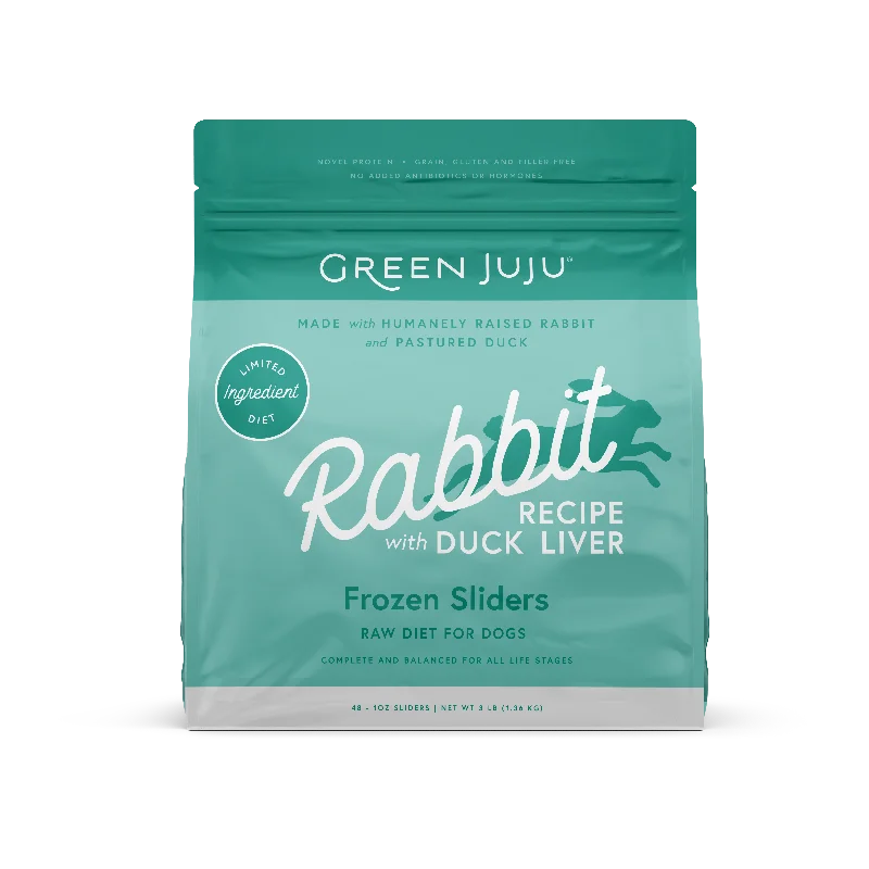 Green Juju - Frozen Raw - Rabbit with Duck Liver