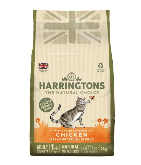 Harringtons Complete Chicken Adult Dry Cat Food - 2KG