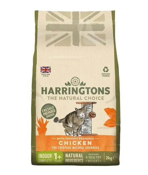 Harringtons Complete Chicken Indoor Dry Cat Food - 2KG