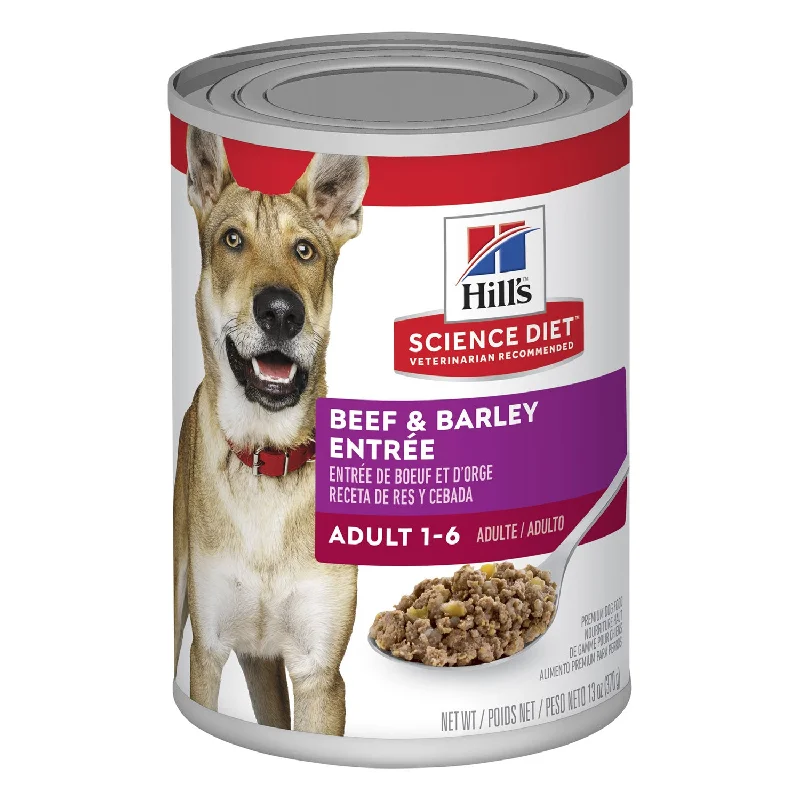 Hill's Science Diet Beef & Barley Entree Adult Canned Dog Food