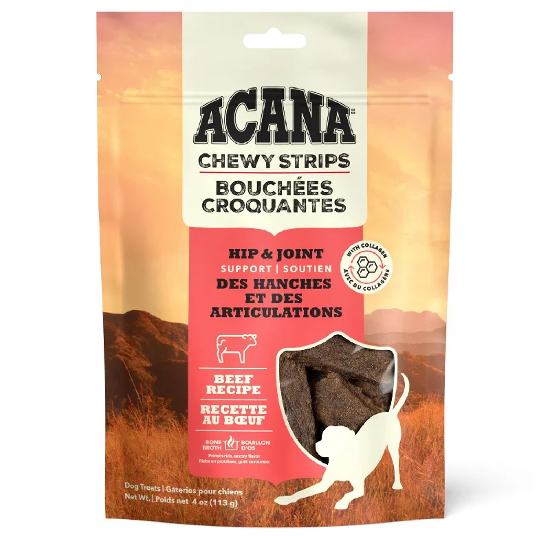 Hip & Joint Chewy Strips With Beef - Dog Treats - Acana