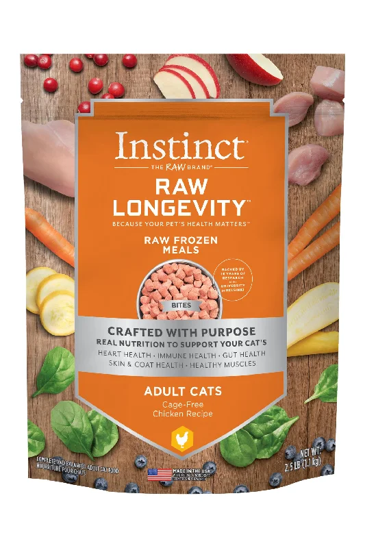 Instinct Longevity Chicken Bites Raw Cat Food