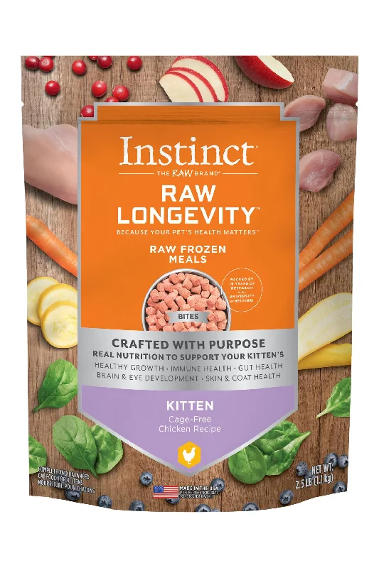 Instinct Longevity Chicken Bites Raw Kitten Food