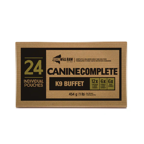 Iron Will Raw - Canine Complete - K9 Buffet Bulk Box