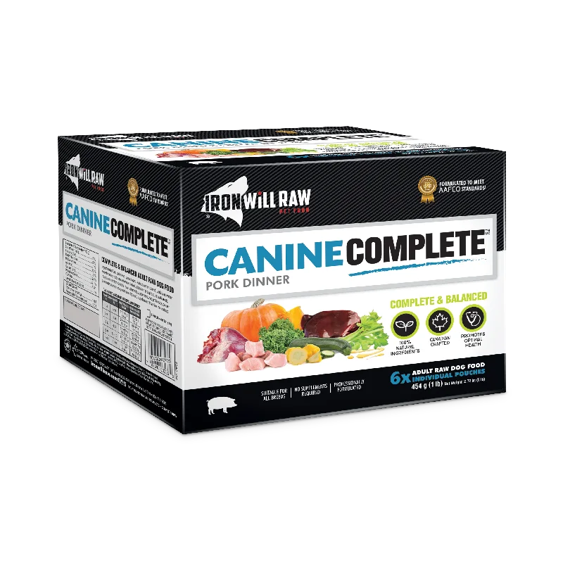 Iron Will Raw - Canine Complete - Pork Dinner