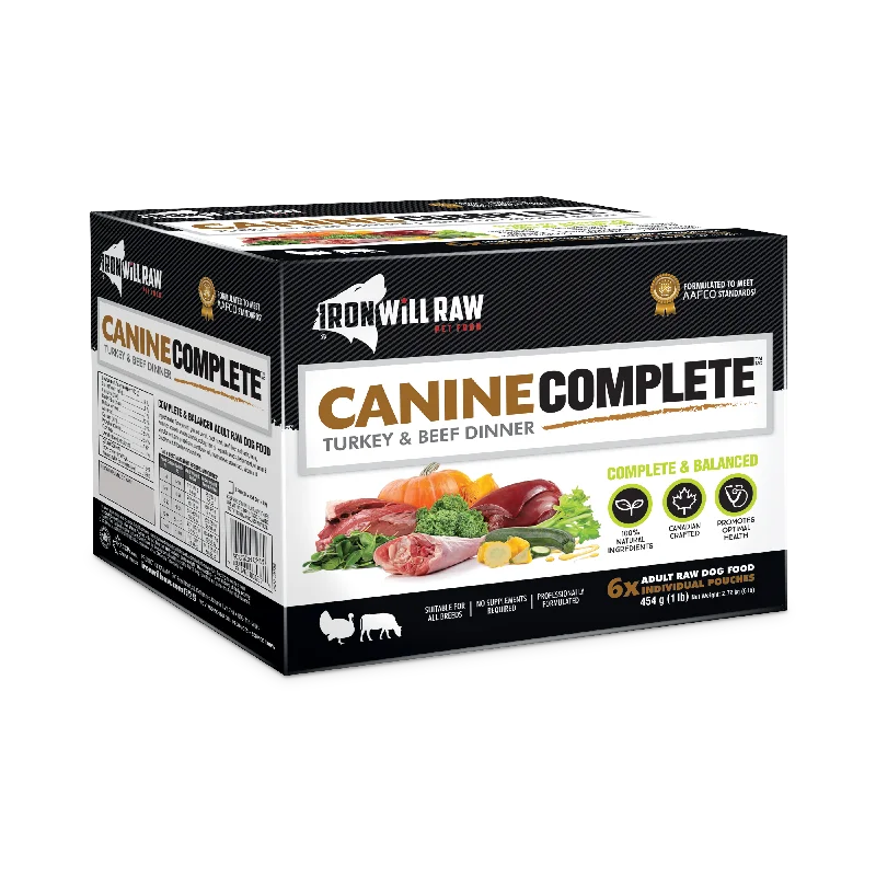 Iron Will Raw - Canine Complete - Turkey & Beef Dinner