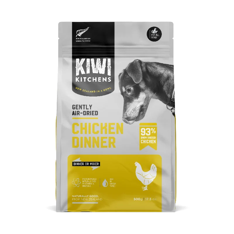 Kiwi Kitchens Chicken Dinner Air Dried Dog Food 500g