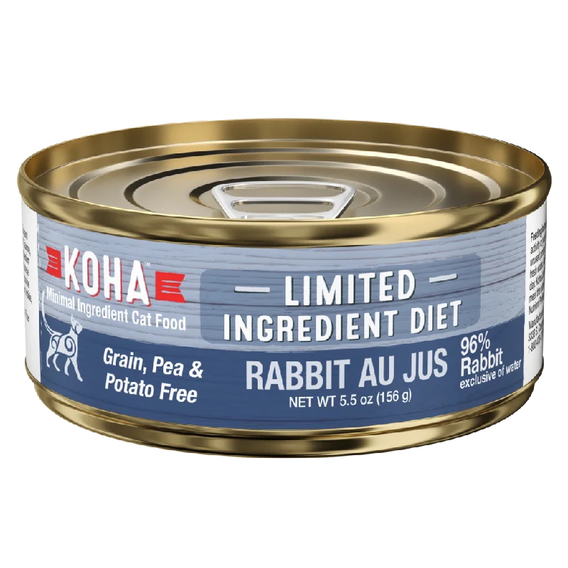 Koha Canned Cat Food Limited Ingredient Diet Rabbit Au Jus