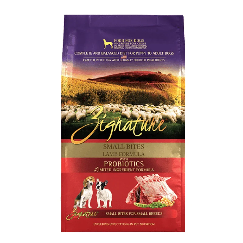 Lamb Small Bites Limited Ingredient Formula - Dry Dog Food - Zignature