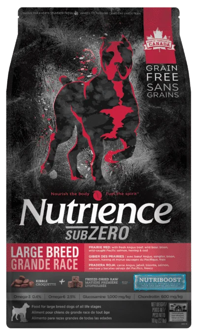 Large Breed Grain Free SubZero Prairie Red - Dry Dog Food - Nutrience