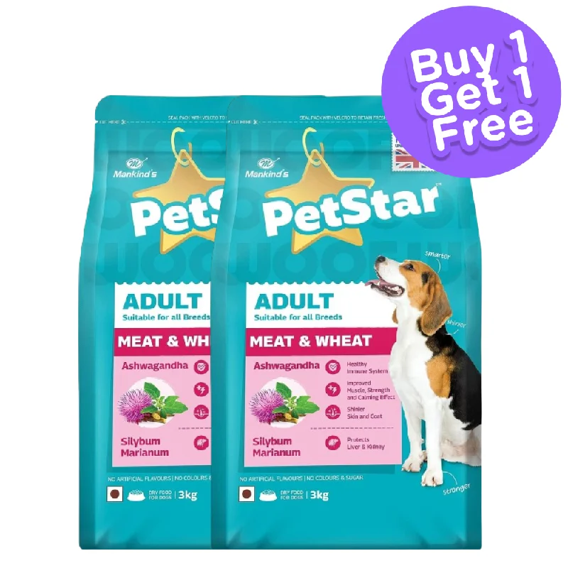 Mankind Petstar Meat and Wheat Adult Dog Dry Food