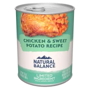 Natural Balance L.I.D. Chicken and Sweet Potato Canned Dog Formula 12 x 13 oz. cans