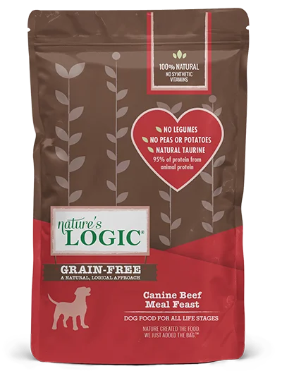 Nature's Logic Canine Grain Free Beef Meal Feast Formula