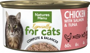 Natures Menu Cat Can Adult Chicken, Salmon & Tuna 85g