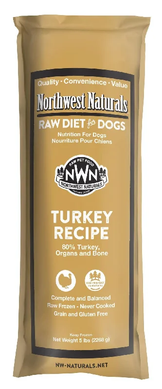 Northwest Naturals Dog Frozen Raw Diet Chub Turkey 5lb