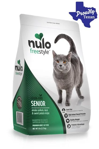 Nulo Freestyle Senior Alaskan Pollock & Duck Dry Cat Food