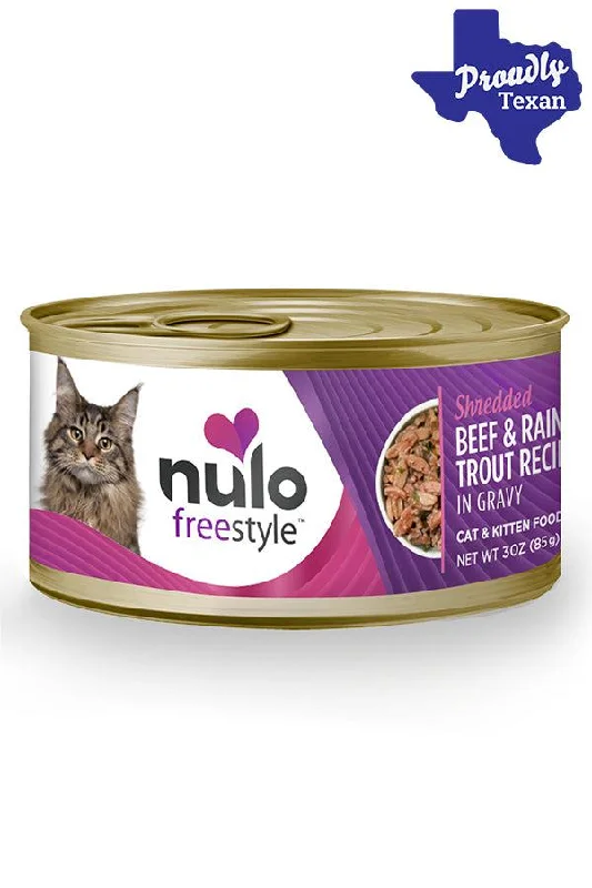 Nulo Freestyle Shredded Beef & Trout Wet Cat Food