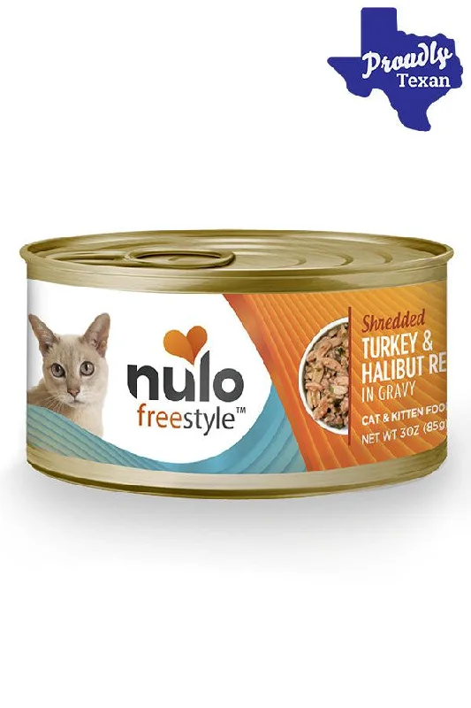 Nulo Freestyle Shredded Turkey & Halibut Canned Cat Food