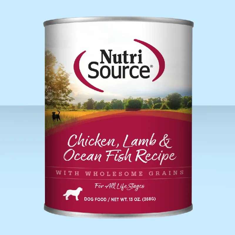 Nutrisource Chicken Lamb & Ocean Fish 13oz