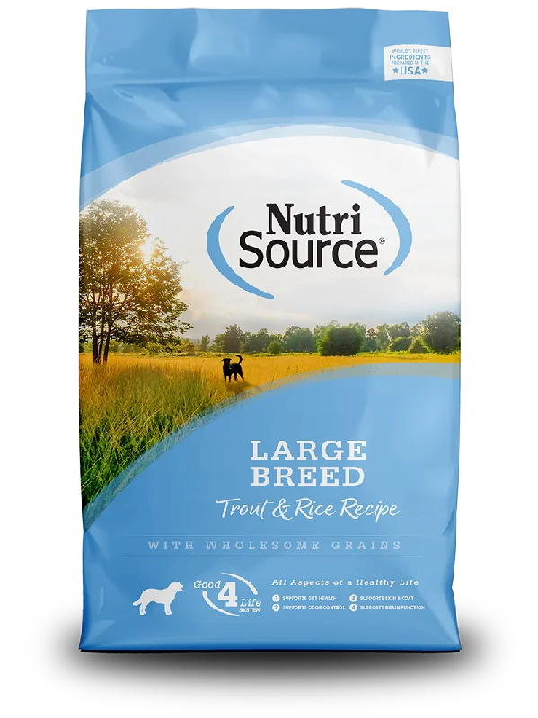 NutriSource Large Breed Trout & Rice Dog Formula