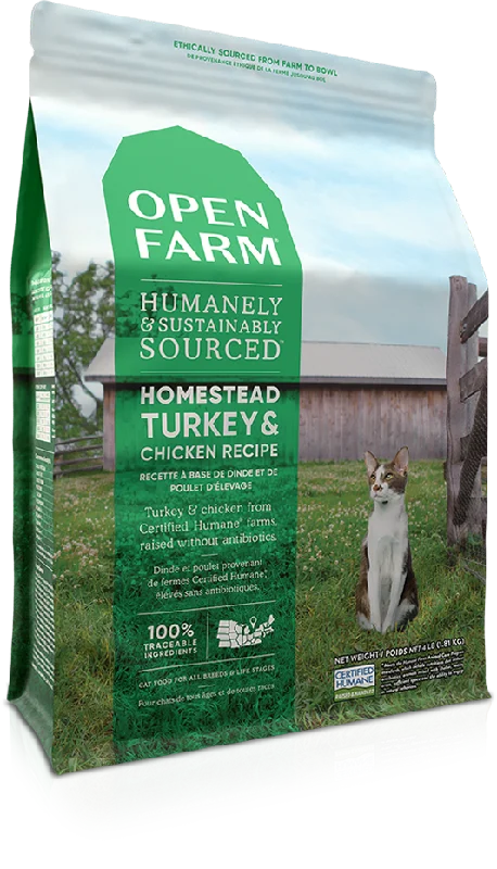 Open Farm Dry Cat Food Turkey & Chicken