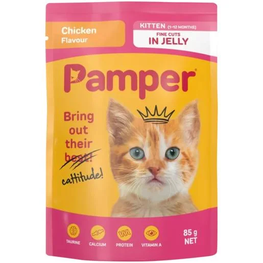 PAMPER KITTEN CHIC SACHET SINGLE (85G)